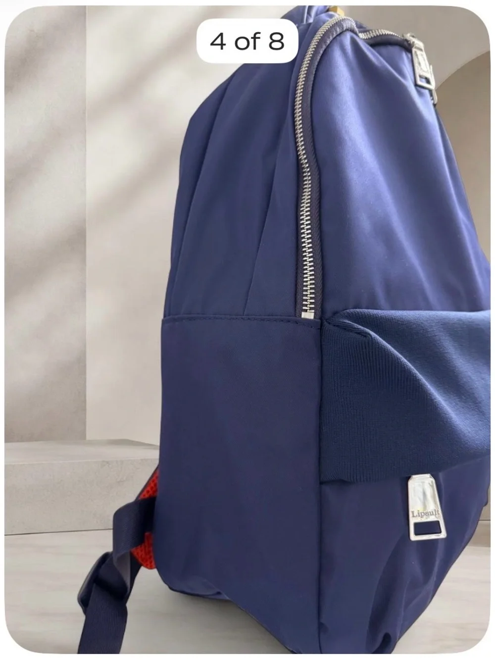 Lipault Kids' Navy Backpack - Compact School Bag